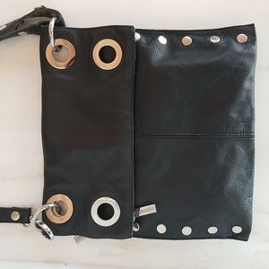 Hammitt Silver Large Black and Dark Gray Convertible Montana Bag